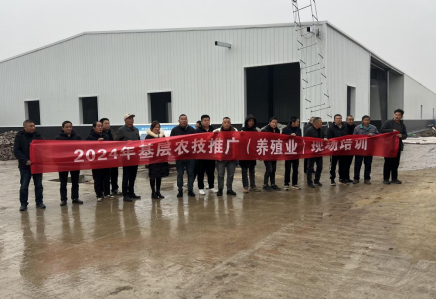 湖南“洞庭湖小龙虾”产业集群点对点技术培训会在我公司湘北水产良种场现场培训观摩