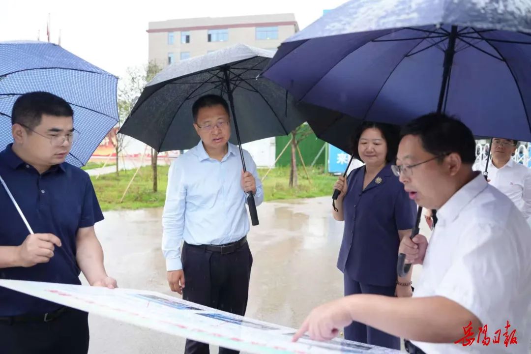 谢卫江在华容县、君山区调研